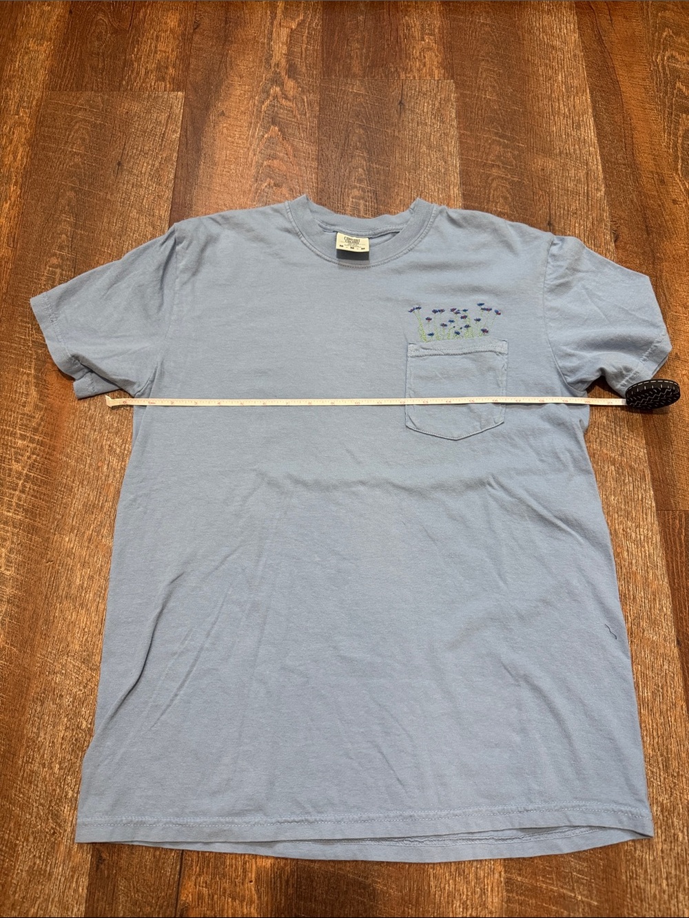 Embroidered pocket tee - Picture 2 of 6